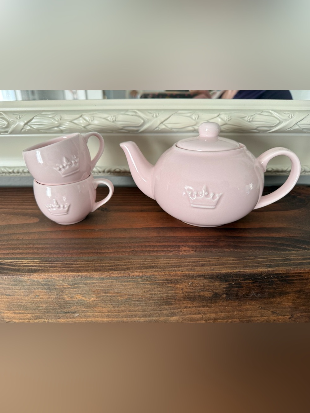 Restoration Hardware PORCELAIN TEA SET - CROWN